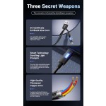 Data Cable Manufacturer - OEM LED Scrolling Type C Cable