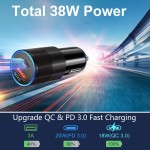 Car Charger Factory - Custom 38W PD Type C Car Charger