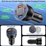 Car Charger Manufacturer - OEM 65W 4-Port Car Charger