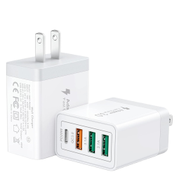 Power Adapter Manufacturer - OEM 40W 4-Port Travel Charger