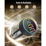 Car Charger Manufacturer - OEM 90W 4-Port Car Charger