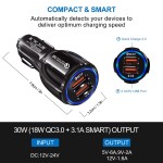 Car Charger Manufacturer - OEM 30W 6A Fast Car Charger