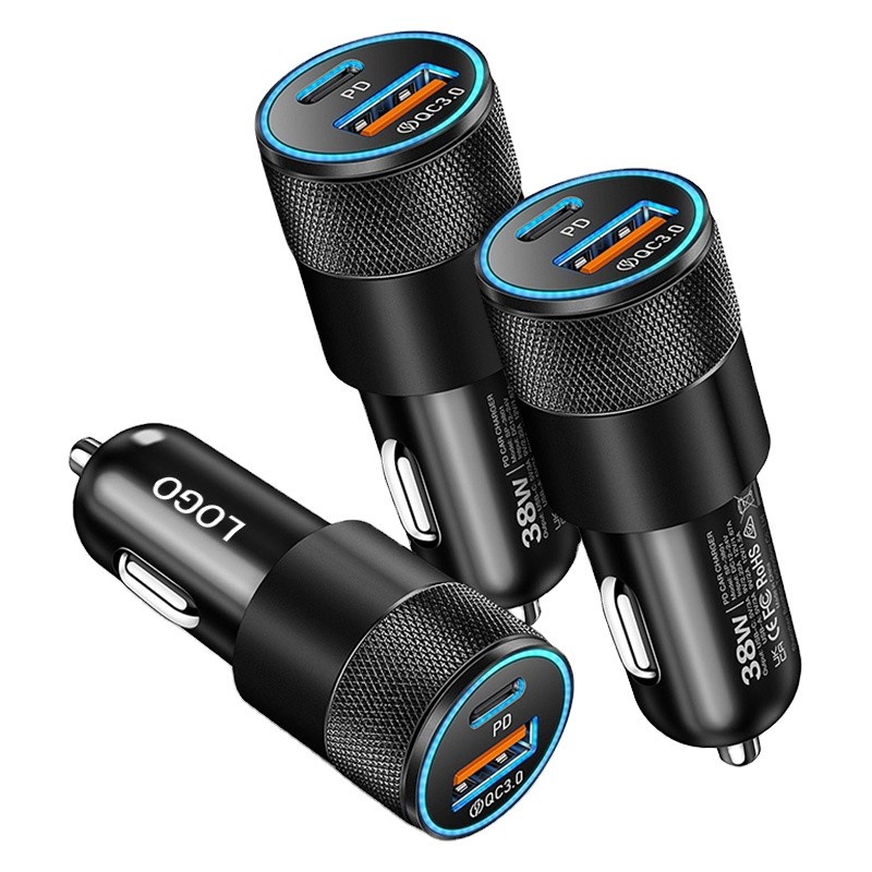 Car Charger Factory - Custom 38W USB Car Charger