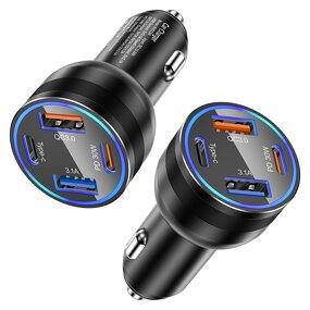 Car Charger Factory - Custom 65W Dual Type C Car Charger