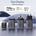 Wall Charger Manufacturer - OEM 150W Dual Port Charger