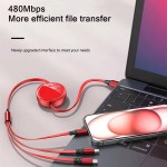 Data Cable Manufacturer - OEM 3 in 1 Nylon Braid Cable