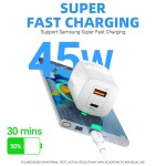 Wall Charger Manufacturer - OEM 45W GaN Dual Port Charger