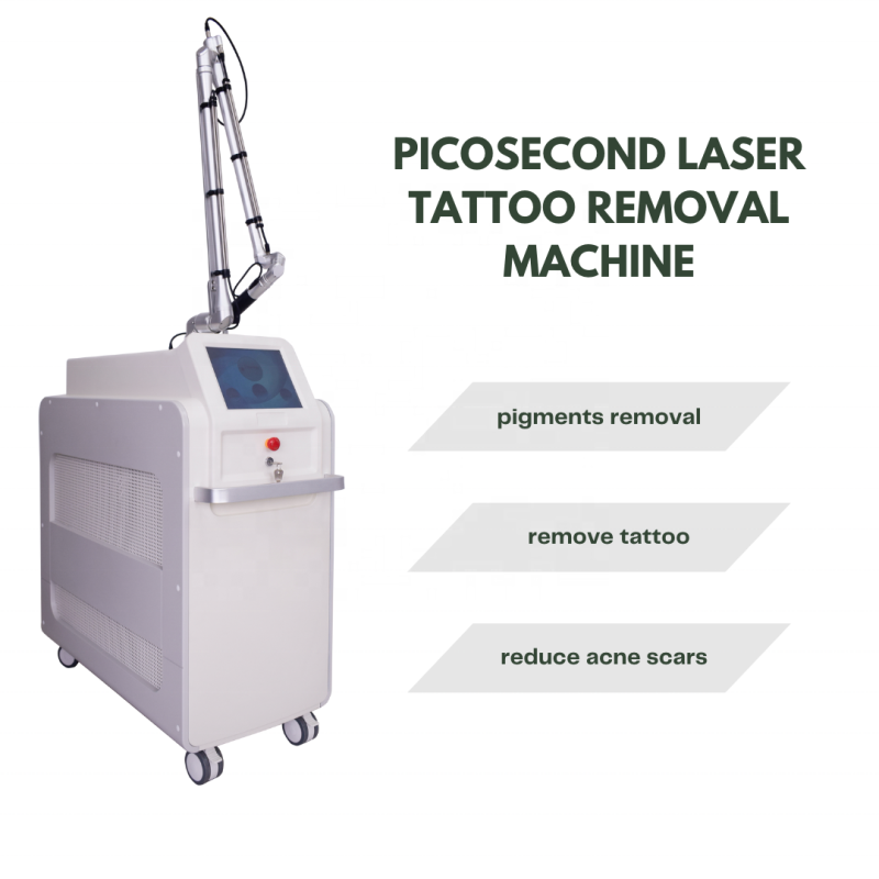 Single Rod Pico Second Diode Pico Laser Machine 3 Wavelength 755 808 1064 nm Laser Hair Removal