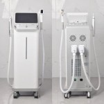 皮秒多功能Nd Yag纹身去除810nm激光脱毛机Q开关2合1面部与美国插头