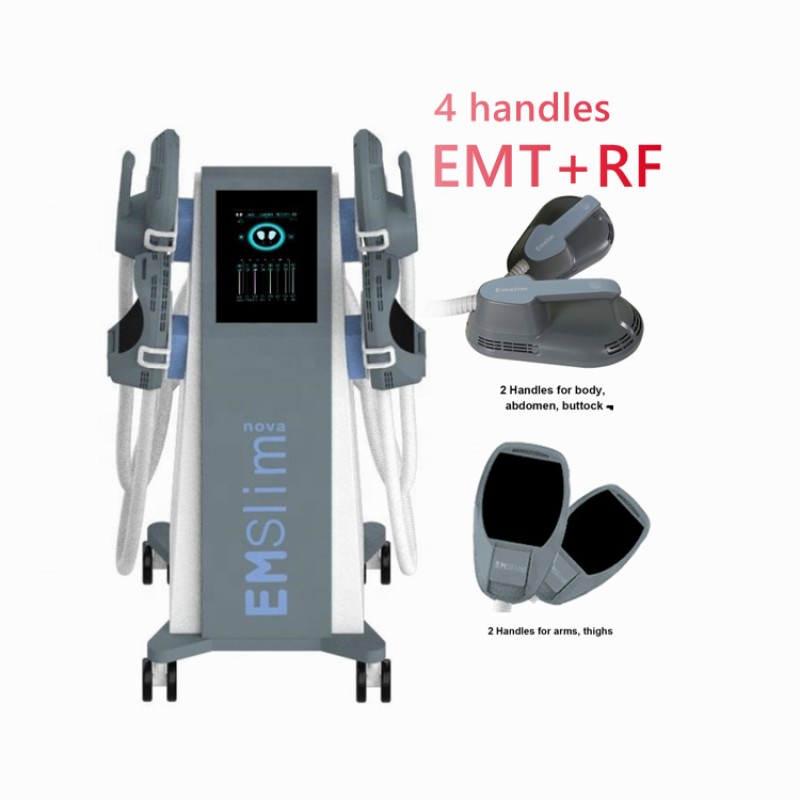 Training Muscle Machine Ems Muscle Stimulator Ems Body Slim 4 Handles Ems Body Sculpting Machine