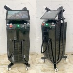 2025新CE 720W ND YAG+二极管激光双手柄钛激光碳激光脱毛纹身脱毛机