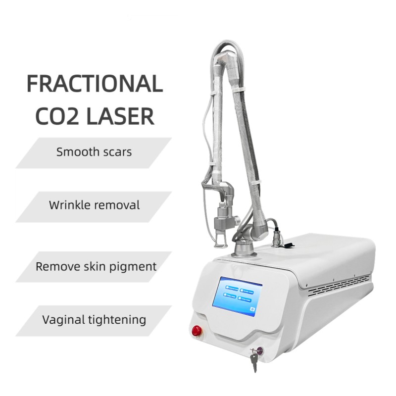 Portable Fractional CO2 Laser Machine for Deep Acne Scar Removal and Skin Rejuvenation Stationary Style for Vaginal Tightening