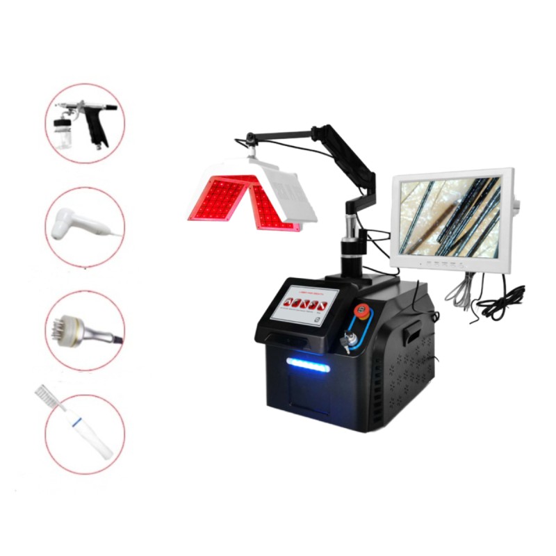 Portable Professional 650nm Diode Laser Technology Hair Regrowth Device Home Use Beauty Equipment Against Hair Loss Machine