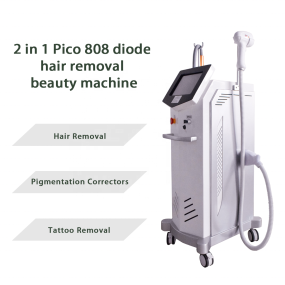 300W Diode Laser 808nm Hair Removal Diode Laser and Pico 2 In1 Tech 2025 Picosecond Laser Tattoo Removal Machine