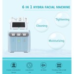 2025年最新畅销书6/7/8合一Aqua去皮H202氧气面膜机带Led面膜