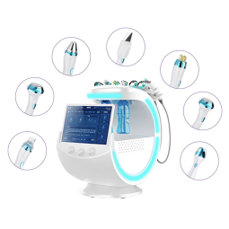 最新的H2o2水去皮护肤机7 En 1智能冰蓝面膜机