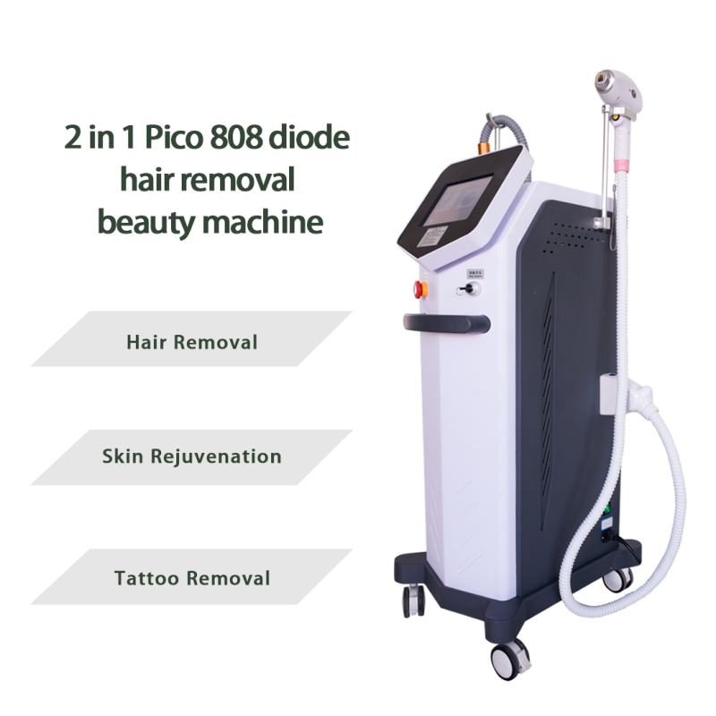 2025 Professional Picosecond Laser Tattoo Removal 808 Diode Laser Hair Removal  808 Diode Laser and Pico 2in1 Beauty Machine