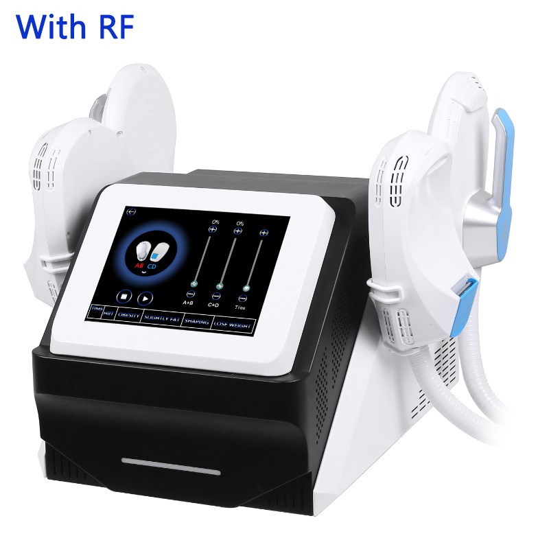 Portable 7 tesla  Neo 4 Handle Emt Machine Ems Muscle Stimulator Body Sculpting Machine Em  Rf
