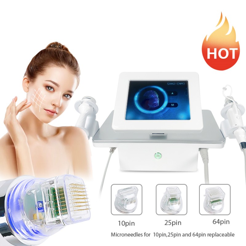 Portable Microneedle RF Face Lift Secret Gold Fractional Radio Frequency Micro Needle Skin Rejuvenation RF Microneedling Machine