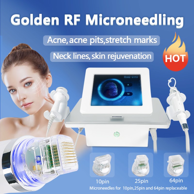 RF  Microneedle Cartridges Skin Tightening 64pin 25pin 10pin Needle Fractional Microneedling Machine