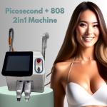 2合1皮秒激光纹身去除808nm二极管激光脱毛机