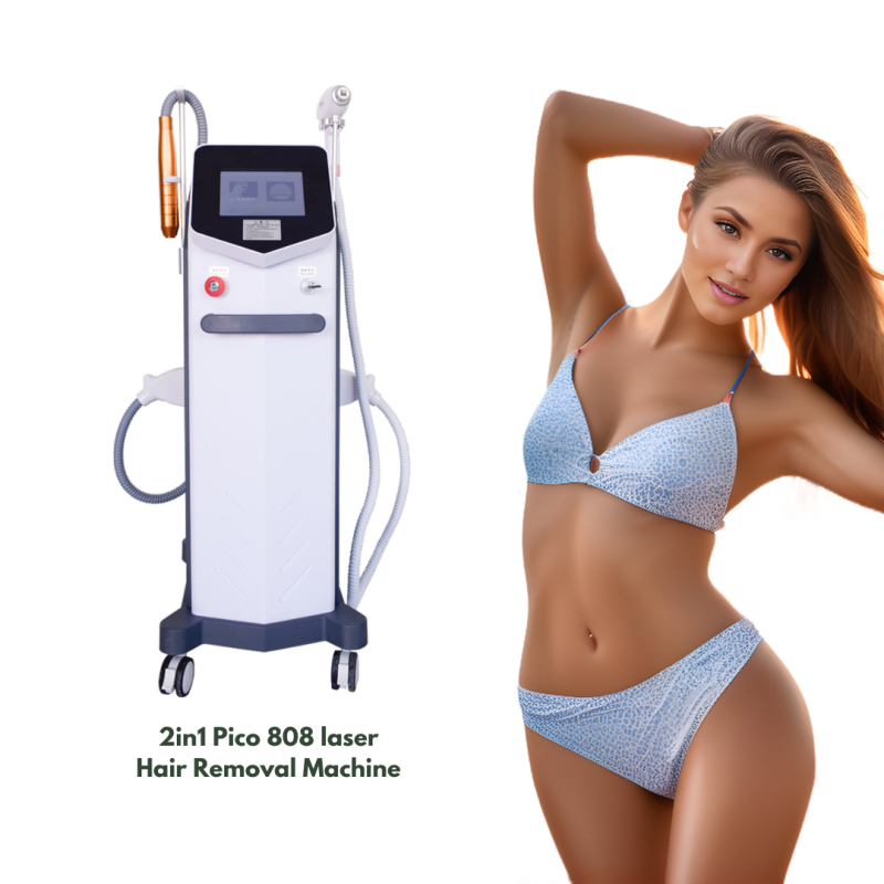 New 2025 Year 2 in 1 Picosecond Laser /pico Second Laser Machine/ 808 Diode Laser  Hair Removal Machine 400W