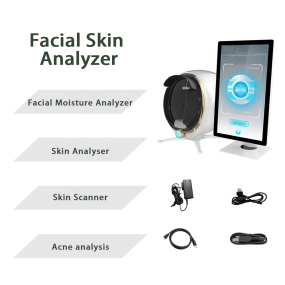 2025 New 3D Facial Skin Scanner Face Skin Detector Mirror Tester Diagnostic Skin Analyzer Machine for Beauty Salon Spa