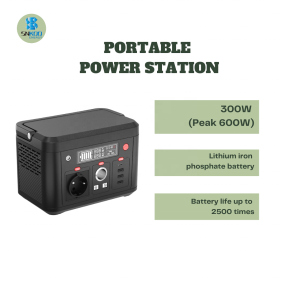 Portable power power station 300W solar outdoor camping Uninterruptible Power Supply