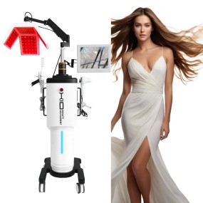 2025 Popular Hair Growth Therapy Restoration Machine Hair Growth  Massage Machine with Hair Analyzer for Salon