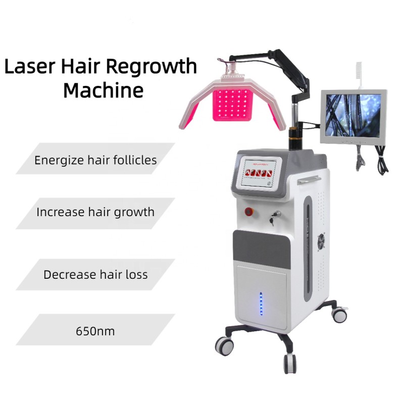 Effective Hair Regrowth Treatment Machine 650nm Red Light Hair Growth Loss Therapy