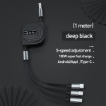 USB Cable Manufacturer - OEM Retractable 3 in 1 Cable