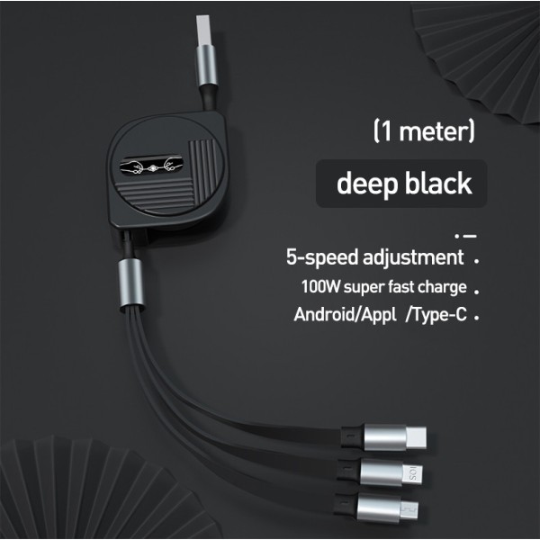 USB Cable Manufacturer - OEM Retractable 3 in 1 Cable