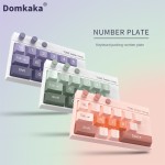 Car Accessories Factory - Custom RGB Backlit Parking Plate