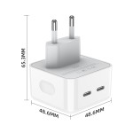 Wall Charger Factory - Custom 40W Dual Port Power Adapter