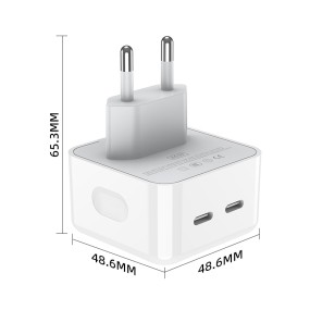 Wall Charger Factory - Custom 40W Dual Port Power Adapter