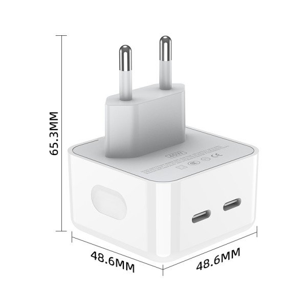 Wall Charger Factory - Custom 40W Dual Port Power Adapter