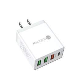 Wall Charger Manufacturer - OEM 36W 4-Port Wall Charger