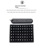 Keychain Manufacturer - OEM Woven Phone Number Keychain