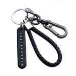 Keychain Manufacturer - OEM Woven Phone Number Keychain