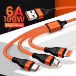 USB Cable Manufacturer - OEM 3 in 1 Nylon Braided Cable