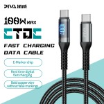 Type-C Cable Supplier - Piva Black Nylon