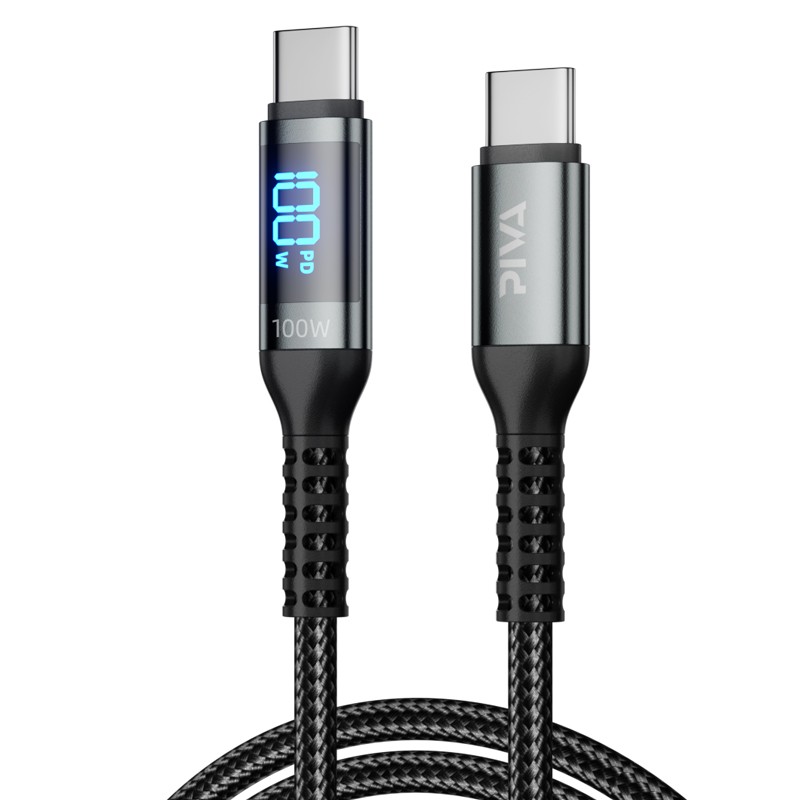 Type-C Cable Supplier - Piva Black Nylon