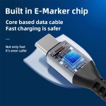 Type-C Cable Supplier - Piva Black Nylon