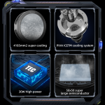 Phone Cooler Supplier - Piva 30W Blue White