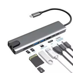 USB Hub Manufacturer - OEM 8-in-1 USB-C Hub