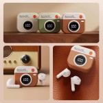 Retro Earbuds Factory - Q86 Leather Grain ANC