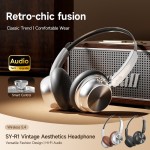 Over-Ear Headphones Manufacturer - SY-R1 Retro Metal
