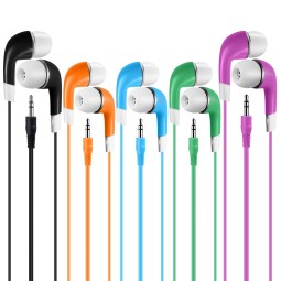 Disposable Earphones Manufacturer - Colorful In-Ear Low