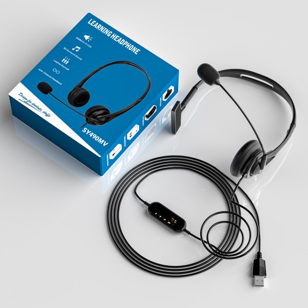 USB Headphone Supplier - Hot Sell Mono Call Center