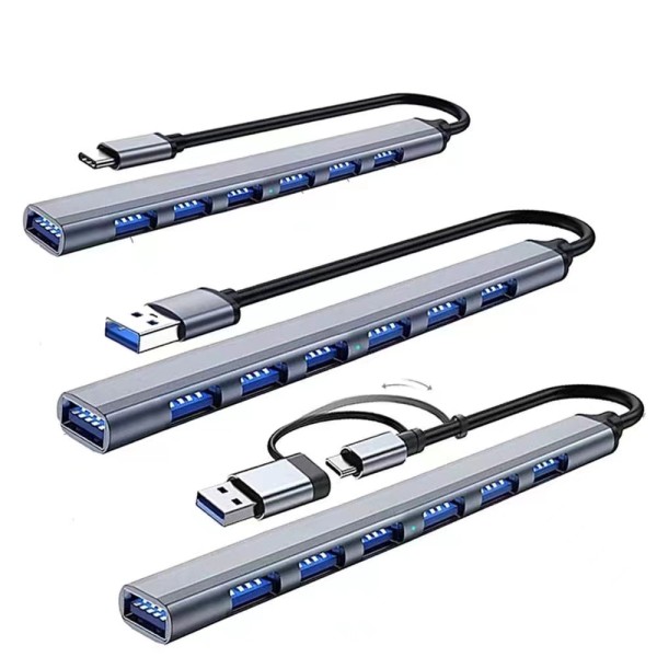USB Hub Factory - Custom 7-in-1 Type C Hub